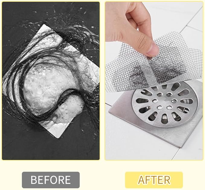 Disposable Hair Drain Stickers, 2025 Upgraded Disposable Floor Drain Filter - Image 6
