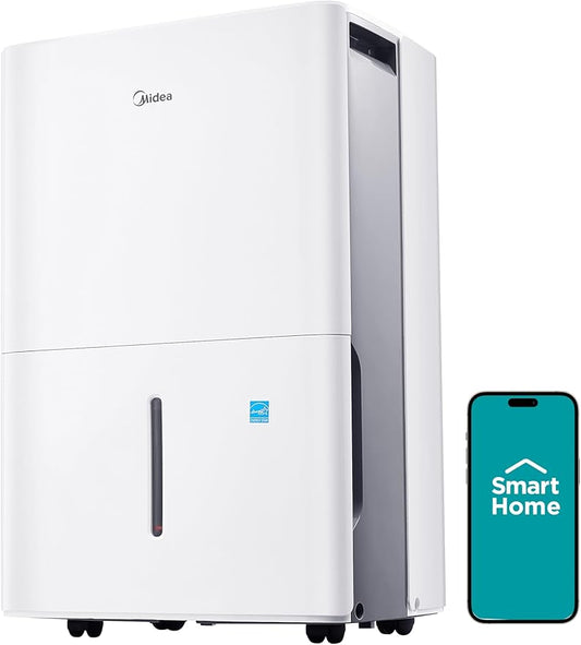 Midea 1, 500 Sq. Ft. Energy Star Certified Dehumidifier by Makeyourselfathome