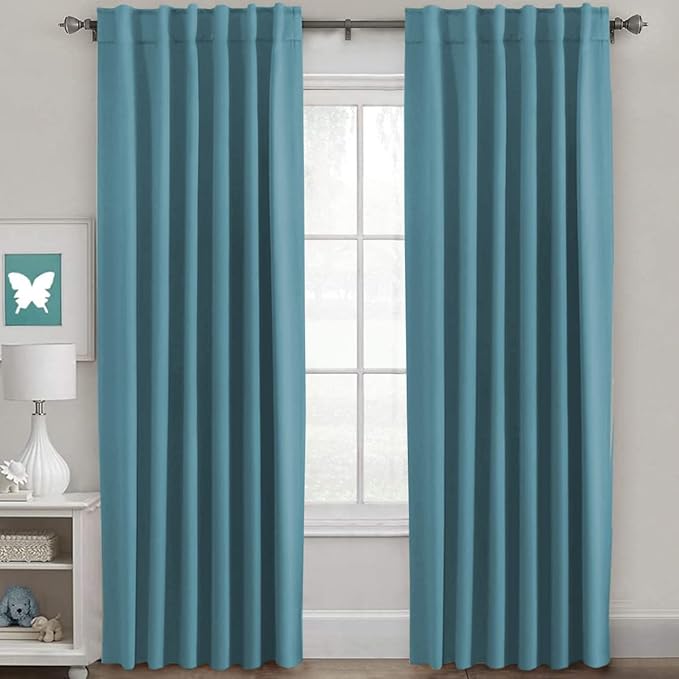 H.VERSAILTEX Blackout Curtains Thermal Insulated Window Treatment Panels Room by HVERSAILTEX