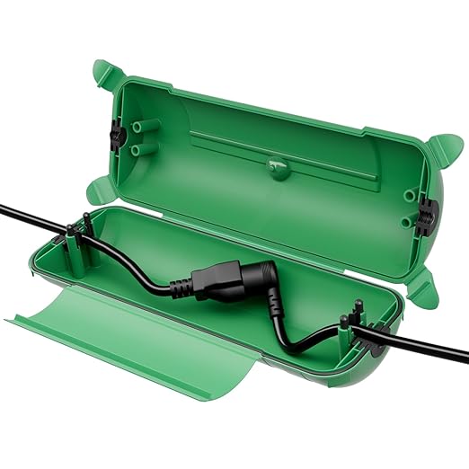 Restmo Extension Cord Safety Cover, IP44 Waterproof Connection Box, by Restmo