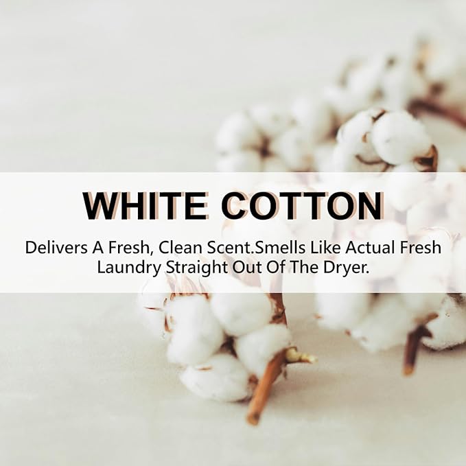 ROSE COTTAGE Large 12 Packs White Cotton Hanging Closet Deodorizer Air - Image 7