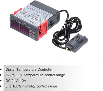 MECCANIXITY STC-3028 10A DC 24V Digital LED Temperature Controller Intelligent - Image 3