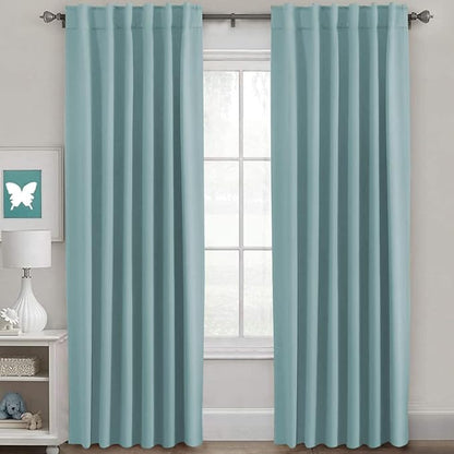 H.VERSAILTEX Blackout Curtains Thermal Insulated Window Treatment Panels Room by HVERSAILTEX