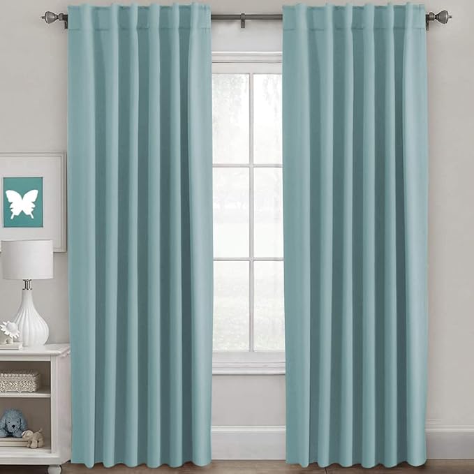 H.VERSAILTEX Blackout Curtains Thermal Insulated Window Treatment Panels Room by HVERSAILTEX