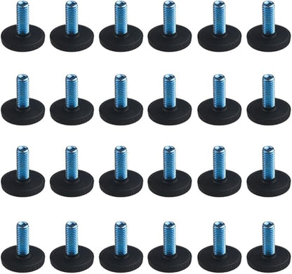 TOVOT 24PCS M8×1.25mm Furniture Leveling Feet Table Feet Screw on Adjustable by TOVOT