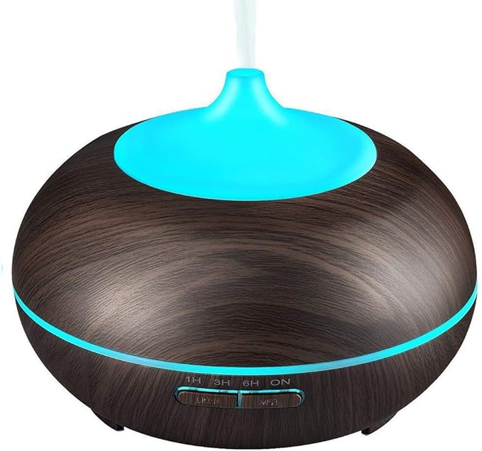 Aromatherapy Essential Oil Diffuser, JoySusie 300ml Wood Grain Ultrasonic Cool by JoySusie