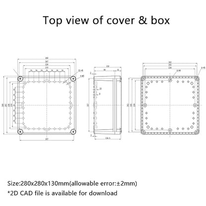 Junction Box，11"x 11"x 5.1" Outdoor Electrical Box - Image 8