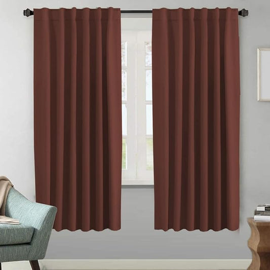 H.VERSAILTEX Blackout Curtains Thermal Insulated Window Treatment Panels Room by HVERSAILTEX