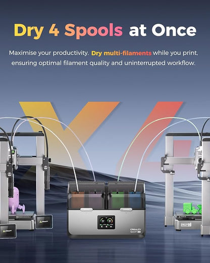 Creality Space Pi X4 Filament Dryer-Christmas Gifts, 4 Spools Filament Dry box - Image 2
