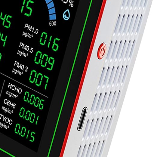 Indoor Air Quality Monitor, 18 in 1 Professional Meter, Battery Powered - Image 9