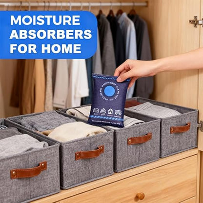 5-Pack Reusable Dehumidifier Bags, 100g Rechargeable Desiccant Packs - Image 4