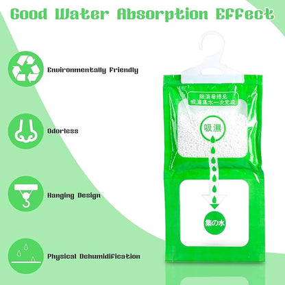SPOKKI 10 Pack Dehumidifier Bags, Moisture Absorber Hanging Bags, Closet - Image 5