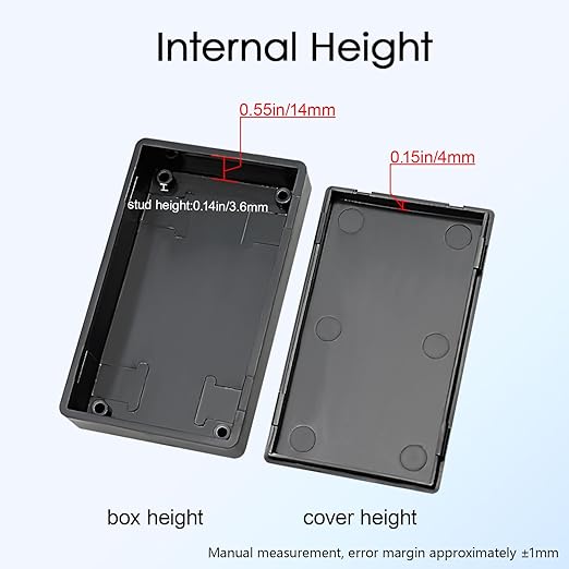 Project Box 8 Pieces Electrical Box Small Junction Box ABS Plastic Enclosure - Image 5