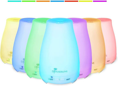 Diffuserlove 2 Pack 200ml Essential Oil Diffuser Ultrasonic Aromatherapy - Image 2