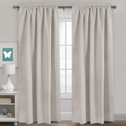 H.VERSAILTEX Blackout Curtains Thermal Insulated Window Treatment Panels Room - Image 2