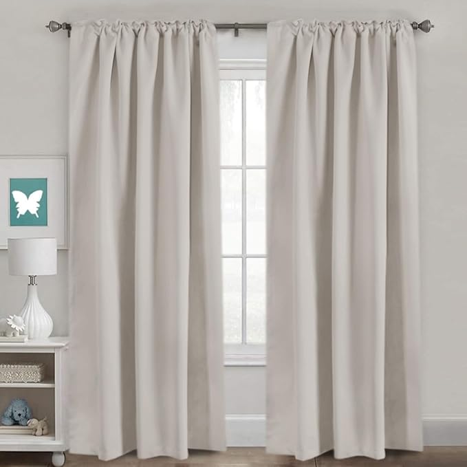 H.VERSAILTEX Blackout Curtains Thermal Insulated Window Treatment Panels Room - Image 2