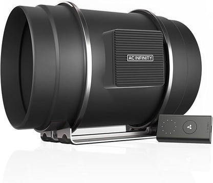 AC Infinity CLOUDLINE S8 PRO, Quiet 8” Inline Duct Fan by ACInfinity