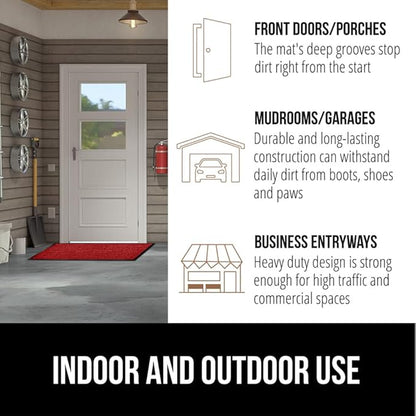 GORILLA GRIP Waterproof Traffic Guard Door Mat, Heavy Duty Entryway Mats - Image 7