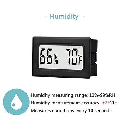 12 Pack Mini Small Digital Hygrometer Thermometer Indoor Temperature and - Image 4