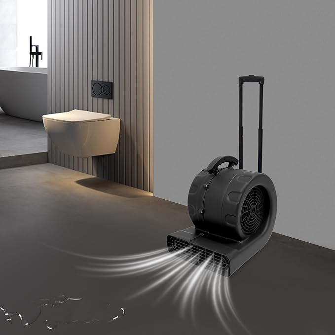 750W Commercial Floor Dryer, 750W Portable Air Mover & Commercial Floor Blower - Image 8