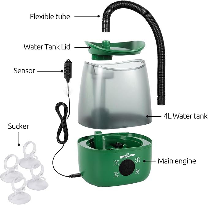 REPTIZOO Reptile Humidifier Fogger, 4L Large Reptile Fogger - Image 9