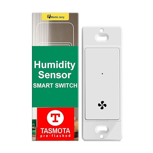 Smart Humidity Sensor Switch for Bathroom Fan by Martin Jerry | tasmota by MartinJerry