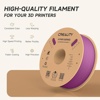 Official Creality Hyper PLA Filament 1.75mm, High Speed PLA 30-600mm/s Rapid 3D - Image 3
