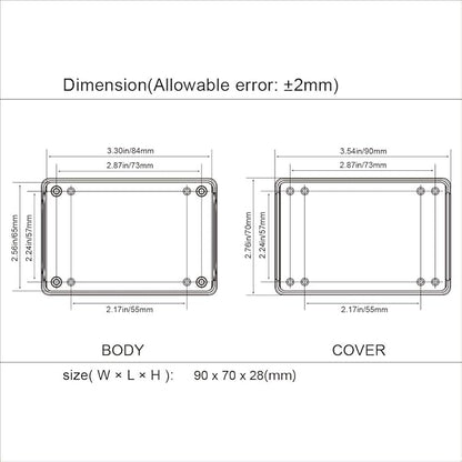 LeMotech 5 Pieces ABS Plastic Electrical Project Case Power Junction Box - Image 8
