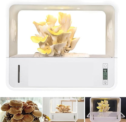 Mushroom Grow Box with LCD Display and LED Grow Light, Smart Mushroom Growing by Unknown