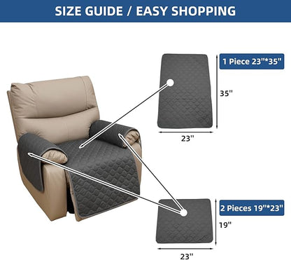 Eismodra Waterproof Recliner Chair Covers - Image 6