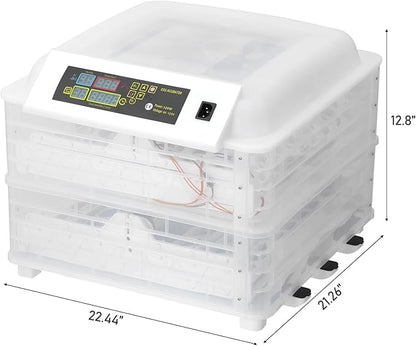 96 Egg Incubator, Efficient Incubator Hatching Eggs, - Image 4
