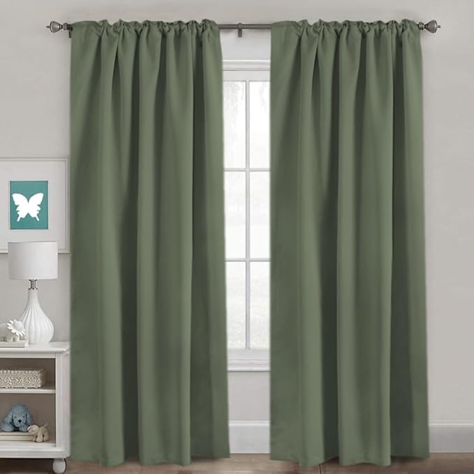 H.VERSAILTEX Blackout Curtains Thermal Insulated Window Treatment Panels Room - Image 2