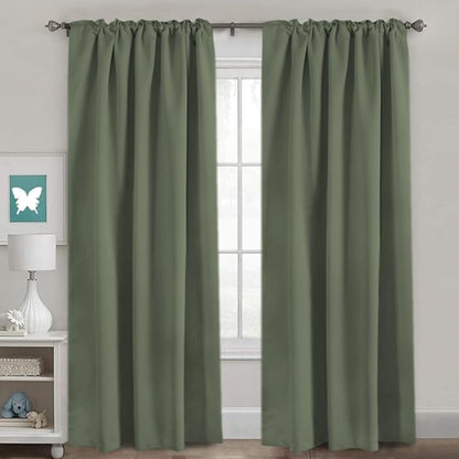 H.VERSAILTEX Blackout Curtains Thermal Insulated Window Treatment Panels Room - Image 2
