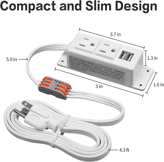 Gun Safe Power Outlet Kit, Briidea Gun Safe Accessory Electrical Outlet - Image 5