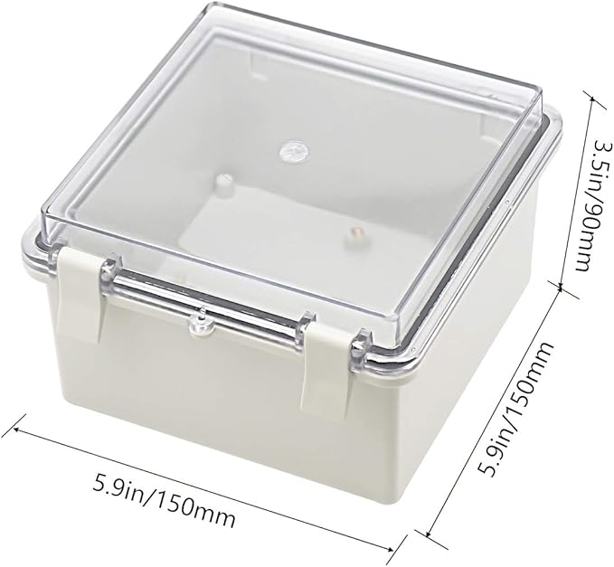 Zulkit Junction Box ABS Plastic Dustproof Waterproof IP65 Electrical Boxes - Image 2