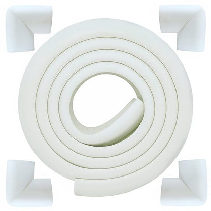 M2cbridge L Shape Extra Thick Furniture Table Edge Protectors Foam 6.5 Ft by M2cbridge