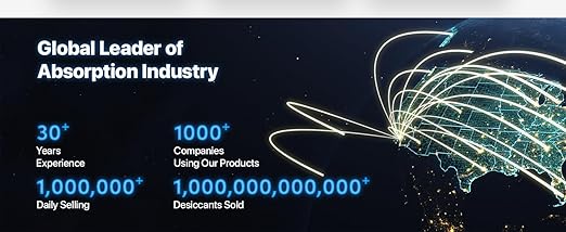 "Dry & Dry" Premium Orange Indicating Silica Gel Desiccant Beads - Image 8