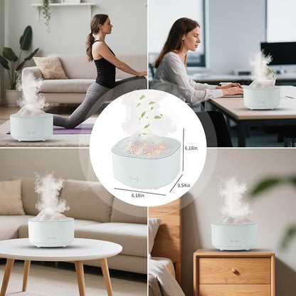 Portable 1500ml Small Cool Mist Humidifier, USB Personal Desktop Humidifier - Image 6