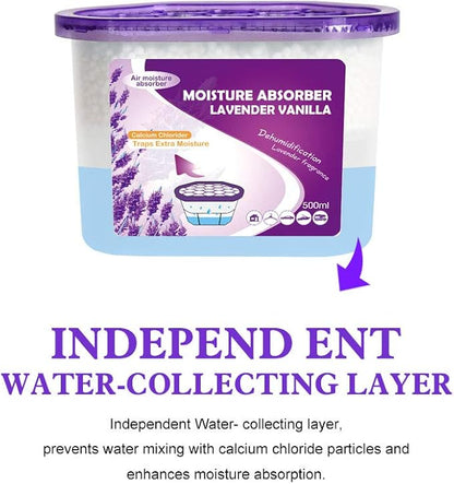 CANAGER Lavender Vanilla Moisture Absorber Box, Odor Eliminator and - Image 5