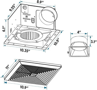 BV Bathroom Exhaust Fan 90CFM - Image 3