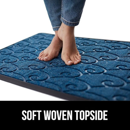 GORILLA GRIP 100% Waterproof All-Season WeatherMax Doormat, US Designed Natural - Image 7