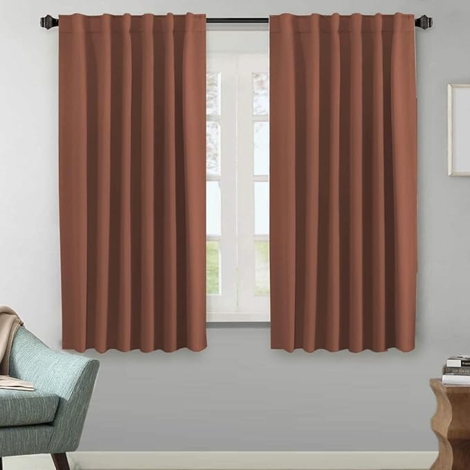 H.VERSAILTEX Blackout Curtains Thermal Insulated Window Treatment Panels Room by HVERSAILTEX