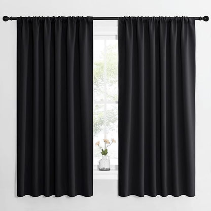 NICETOWN Halloween Black Blackout Curtain Blinds by NICETOWN