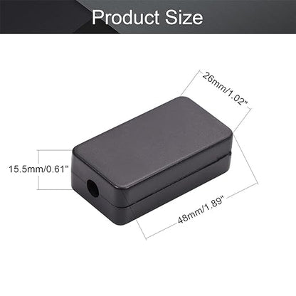 Fielect 10Pcs Dustproof Electronic Junction Box Plastic Enclosure Project Box - Image 2