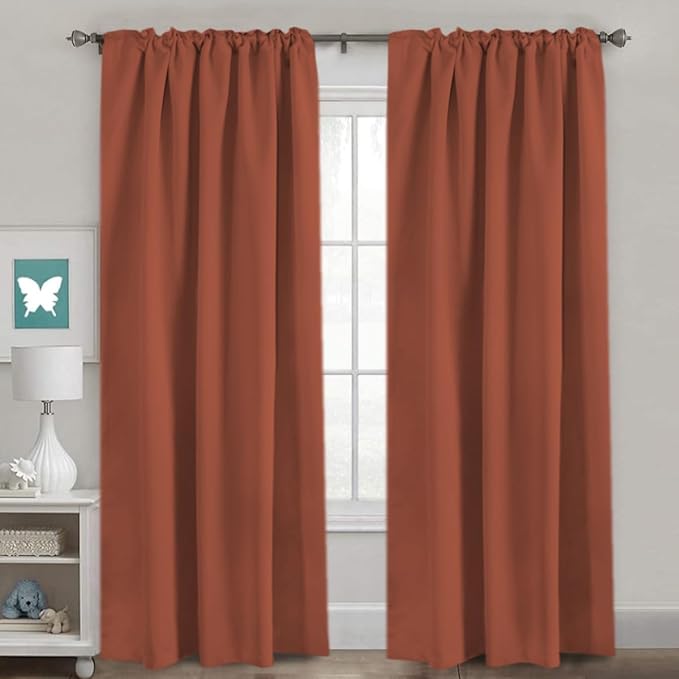 H.VERSAILTEX Blackout Curtains Thermal Insulated Window Treatment Panels Room - Image 2