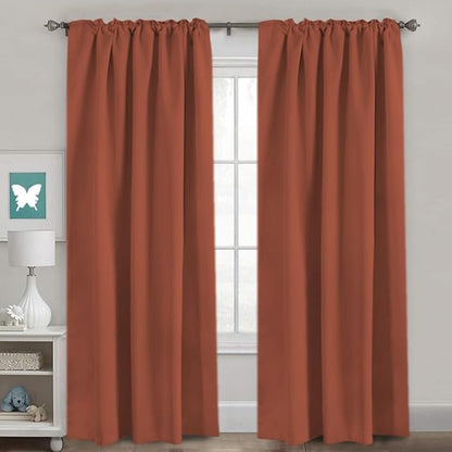 H.VERSAILTEX Blackout Curtains Thermal Insulated Window Treatment Panels Room - Image 2