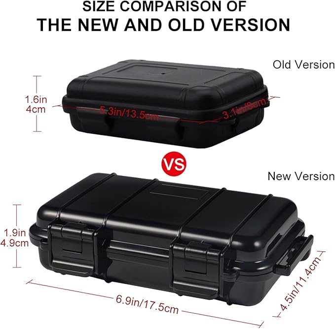 Ejoyous Waterproof Dry Storage Box, Waterproof Box Plastic Survival Container - Image 2
