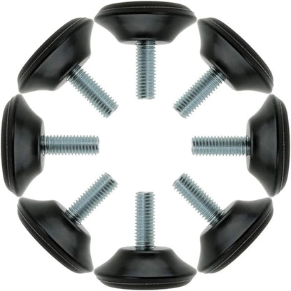 uxcell M8 x 25 x 40mm Screw on Furniture Glide Leveling Feet Floor Protector by uxcell