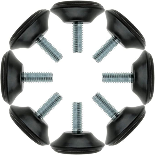uxcell M8 x 25 x 40mm Screw on Furniture Glide Leveling Feet Floor Protector by uxcell