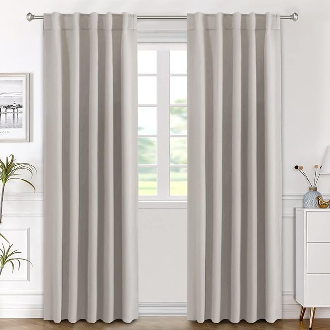 H.VERSAILTEX Blackout Curtains Thermal Insulated Window Treatment Panels Room by HVERSAILTEX